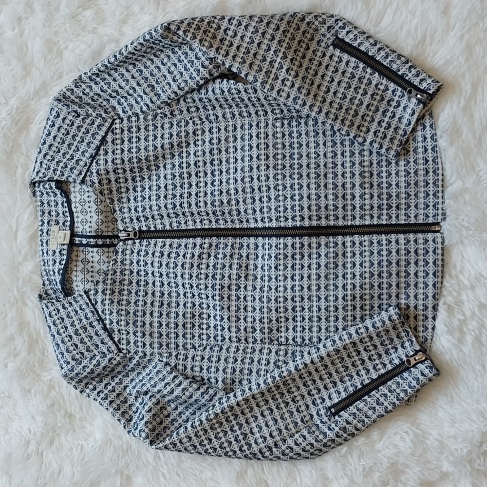 J Crew Navy & Black Blazer